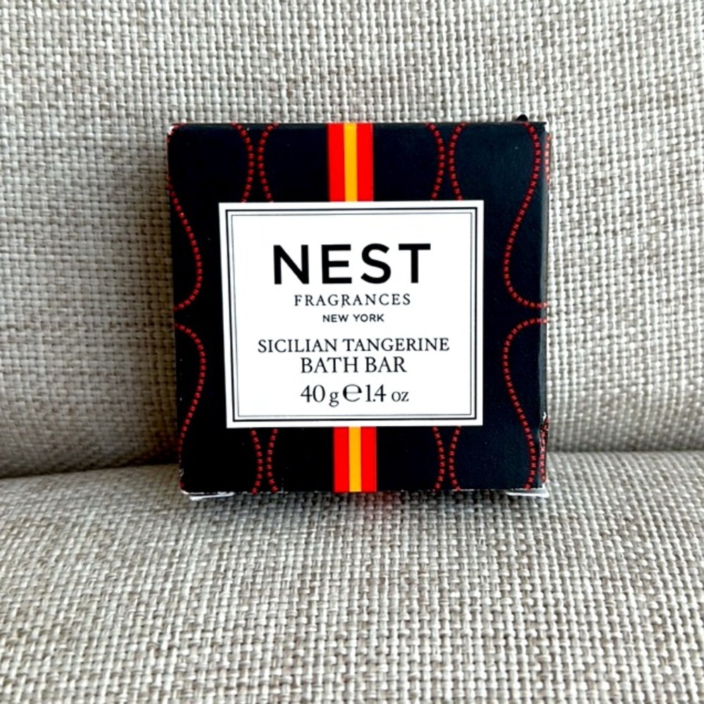 NEW Nest Fragrances NY Sicilian Tangerine Boxed Bath Bar Soap